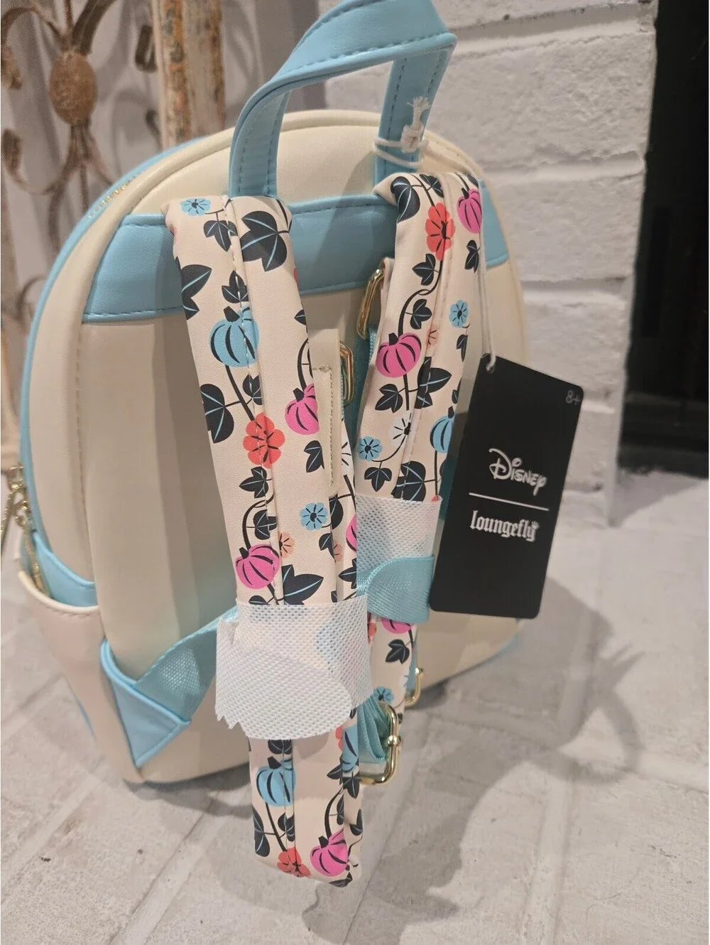 Disney Loungefly Halloween Mini Backpack with Classic Characters and Embroidery